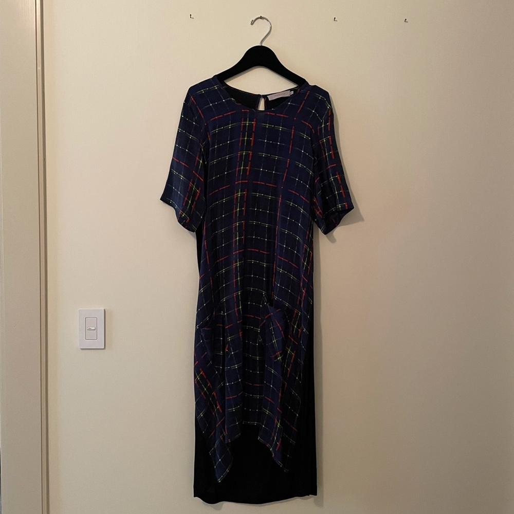 Preen line silk t-shirt dress